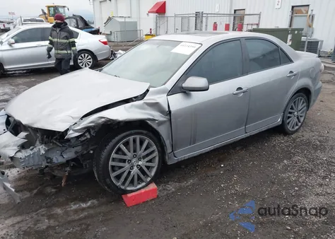 2006 Mazda Mazdaspeed6 Grand Touring из США, поврежденный, VIN JM1GG12L961107896